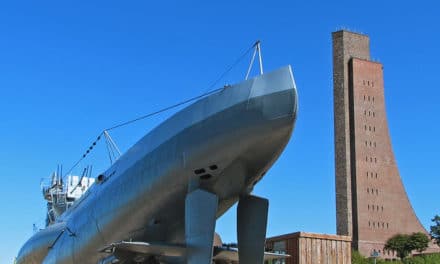 The U 995 submarine memorial and museum in Laboe in Schleswig-Holstein