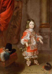 Erzherzog Karl Joseph von Österreich (1649–1664) mit einem Eichhörnchen, Cornelis Sustermans, 1653/54, Öl auf Leinwand, Kunsthistorisches Museum Wien, Gemäldegalerie © KHM-Museumsverband