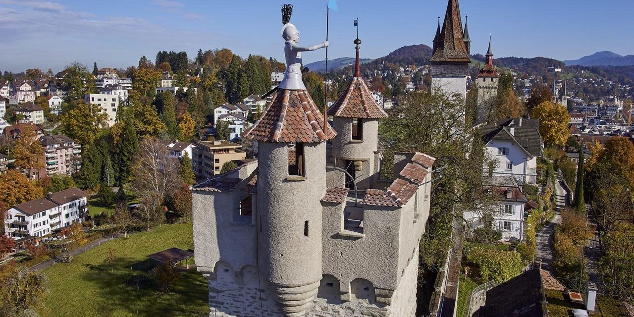 Die Museggmauer und ihre neun Türme in Luzern