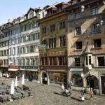 Picturesque old town in Lucerne