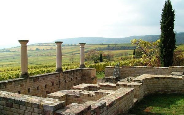 Die fast 2000 Jahre alte römische Villa Weilberg in Bad Dürkheim in der Pfalz