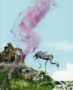 Wolf Hamm, Was man so ein Leben nennt, 2012, Acryl hinter Acrylglas, Pirvatbesitz Köln © Wolf Hamm 2021, Foto: Alasdair Jardine.