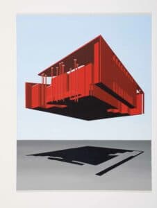 Thomas Huber, Am Horizont II, 2016, Öl auf Leinwand, Kunstmuseum Bonn, © VG Bild-Kunst, Bonn 2021, Foto: Kunstmuseum Bonn