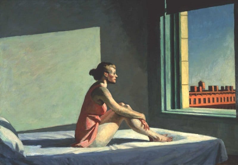 Edward Hopper, Morning Sun, 1952, Öl auf Leinwand, 71 x 102 cm