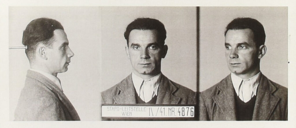 Fotos des Erkennungsdienstes der Gestapo Wien, September 1941. Nachlass Rudolf Friemel, Wienbibliothek im Rathaus