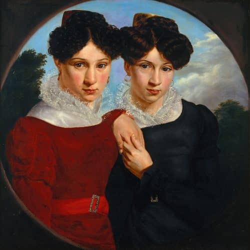 Friedrich Wasmann zugeschrieben, Die Schwestern, 19. Jahrhundert, © Museum für Kunst und Kulturgeschichte, Madeleine-Annette Albrecht, 