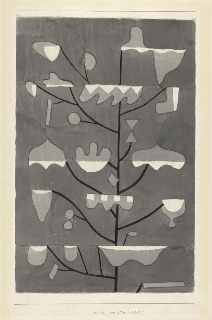 Paul Klee was alles wächst!, 1932, 233, Aquarell auf Papier auf Karton, Zentrum Paul Klee, Bern