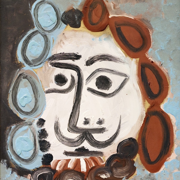 Pablo Picasso, Buste d´Homme, 1969 © Succession Picasso/Bildrecht, Wien, 2022