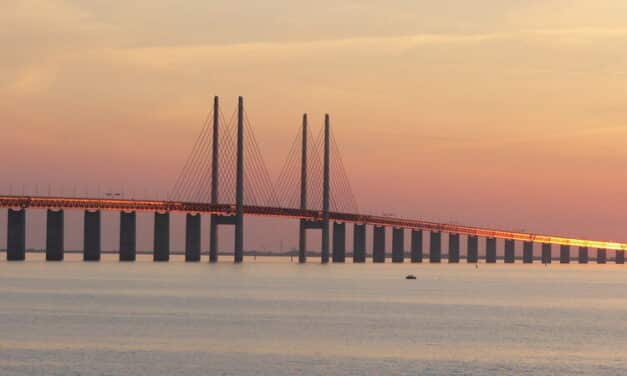 Öresund Bridge. The connection between Copenhagen and Malmö!