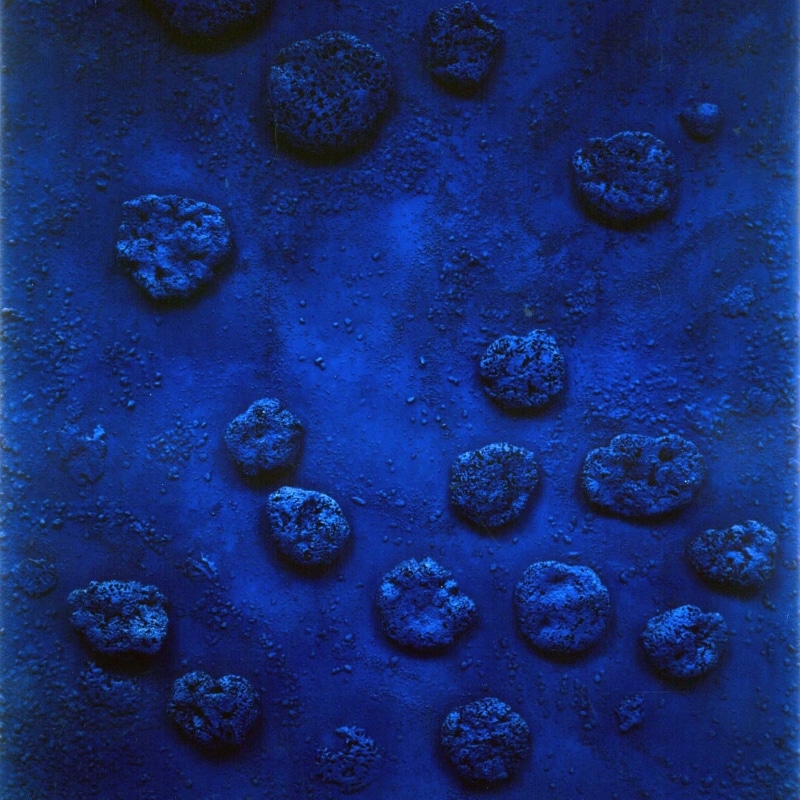Yves Klein, RE 1 (Relief Éponge Bleu), 1958 © Succession Yves Klein/Bildrecht, Wien, 2022, Heidi Horten Collection