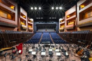 Der große Konzertsaal in der Philharmonie Luxemburg © Clewe2807