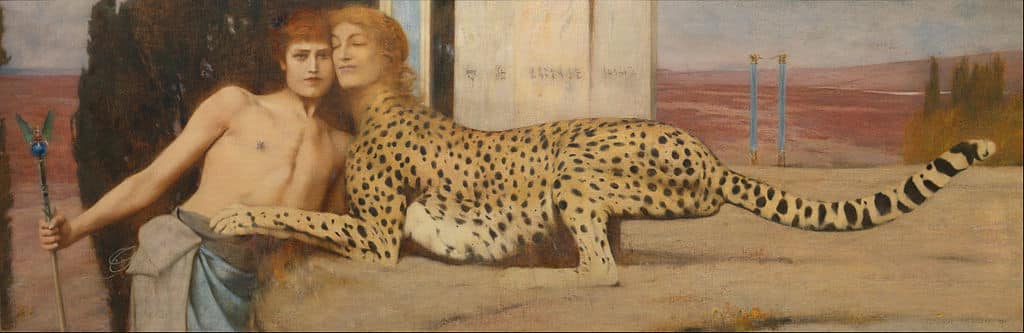 Fernand Khnopff: The Tenderness of the Sphinx © Royal Museums of Fine Arts of Belgium 