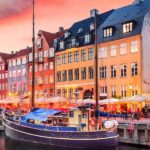 Nyhavn. The famous harbor district of Copenhagen