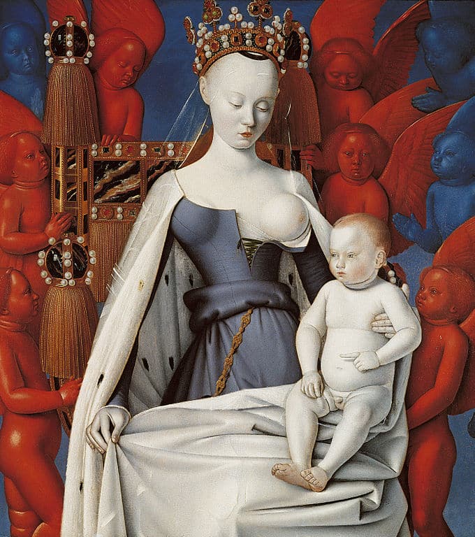 Jean Fouquet, Mary with child © kmska.be