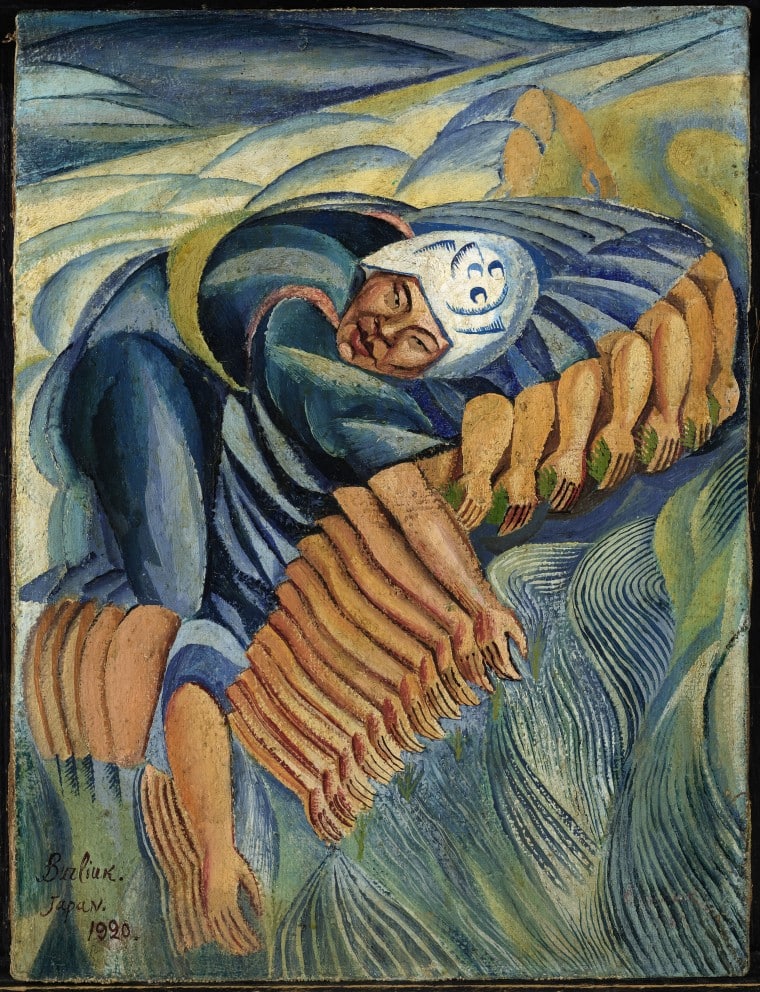 David Burliuk, ca. 1920, Öl auf Leinwand, 59 x 44,5 cm, Sammlung Maya und Anatoly Bekkerman, New York