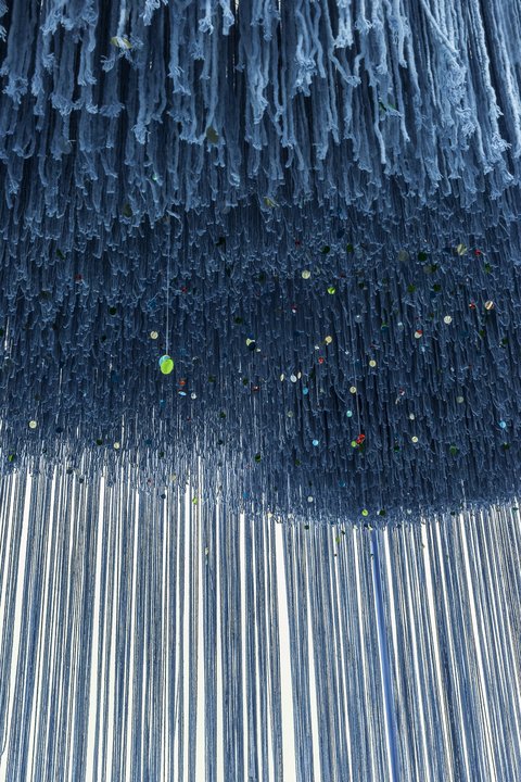Füsun Onur, Die dritte Dimension in der Malerei – Tritt ein, 1981 (2014), Arter Collection, Istanbul Ausstellungsansicht Through the Looking Glass © Füsun Onur