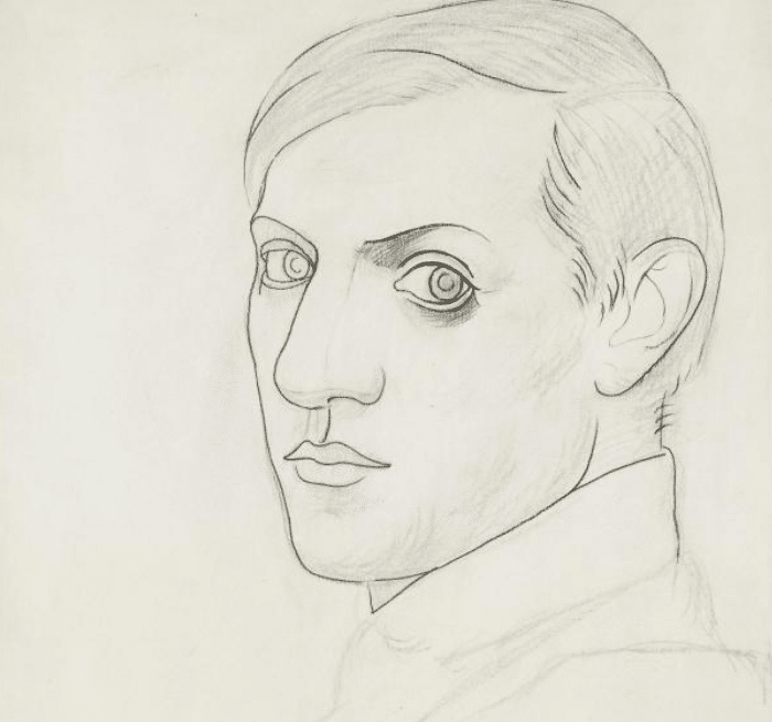 Pablo Picasso, Autoportrait (Montrouge), 1918 © Succession Picasso Crédit photographique: RMN-Grand Palais (Musée national Picasso-Paris)/Mathieu Rabeau