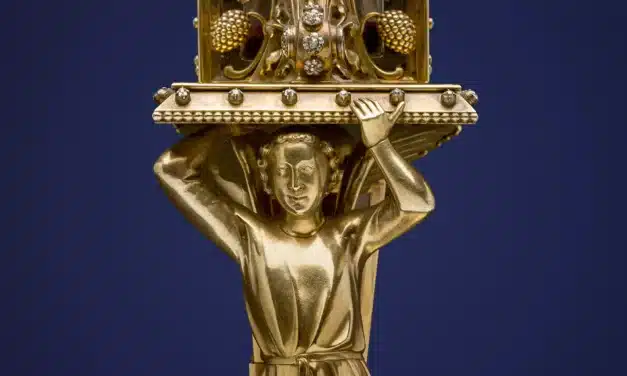 The Louvre in Paris: The treasury of Notre-Dame Cathedral