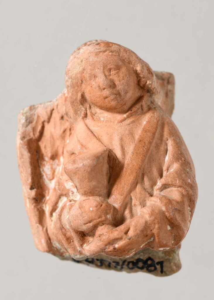 Ceramic angel figurine, Gutenberg Castle © Archaeology, Amt für Kultur FL