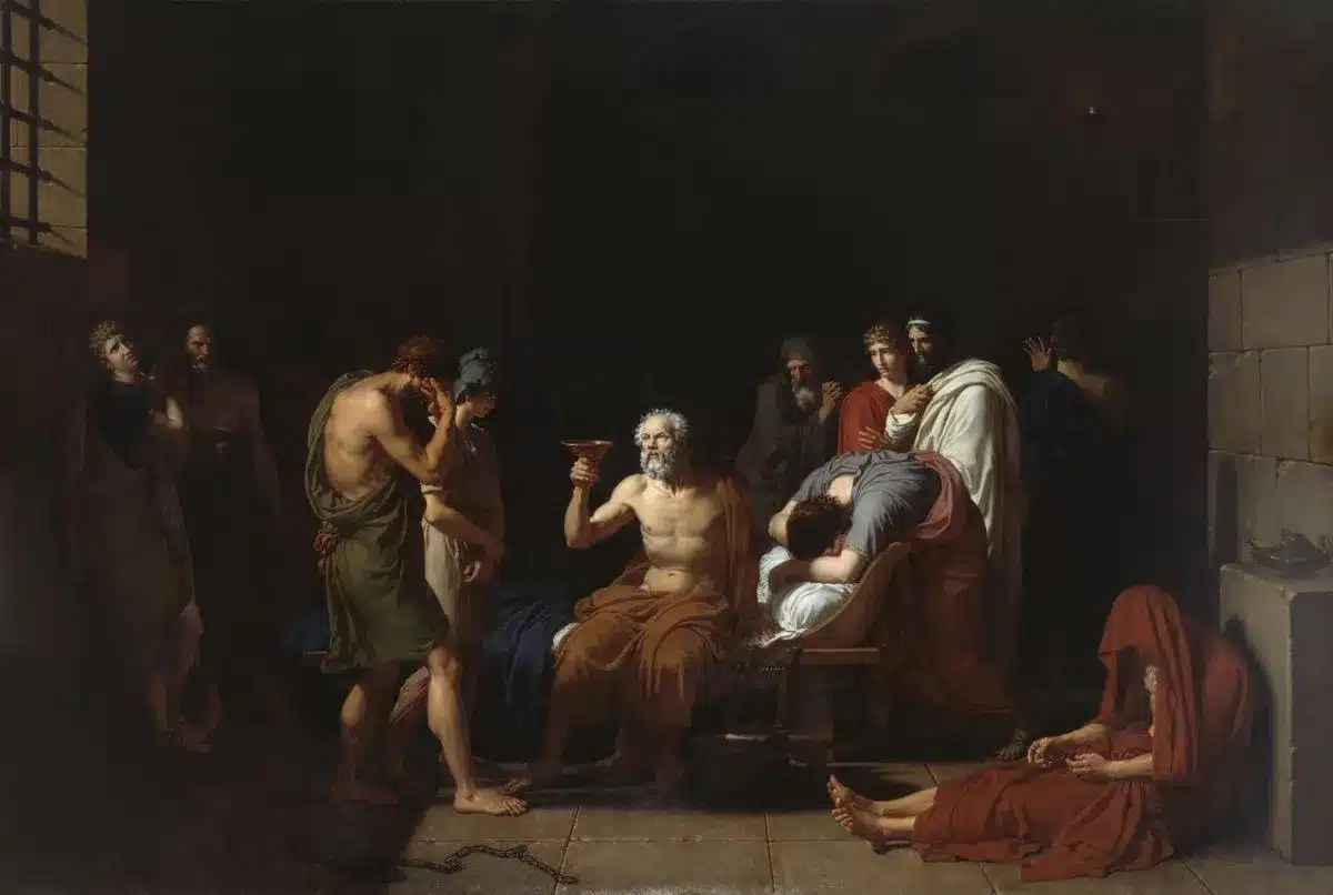 François-Xavier Fabre (Montpellier, 1766 - Montpellier, 1837). Der Tod des Sokrates , 1802 © MAH Musées d'art et d'histoire de Genève