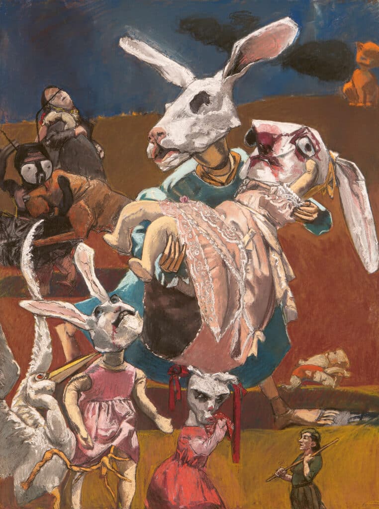 Paula Rego, War, 2003, Pastel on paper on aluminium © Tate: Presented by the artist (Building the Tate Collection) 2005