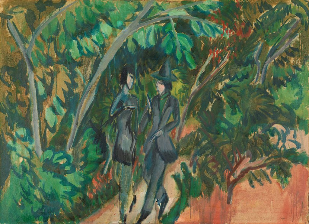 Director's Cut - Buchheim's Expressionists: Ernst Ludwig Kirchner, Waldspaziergang, 1913, Buchheim Museum of the Imagination, Bernried on Lake Starnberg