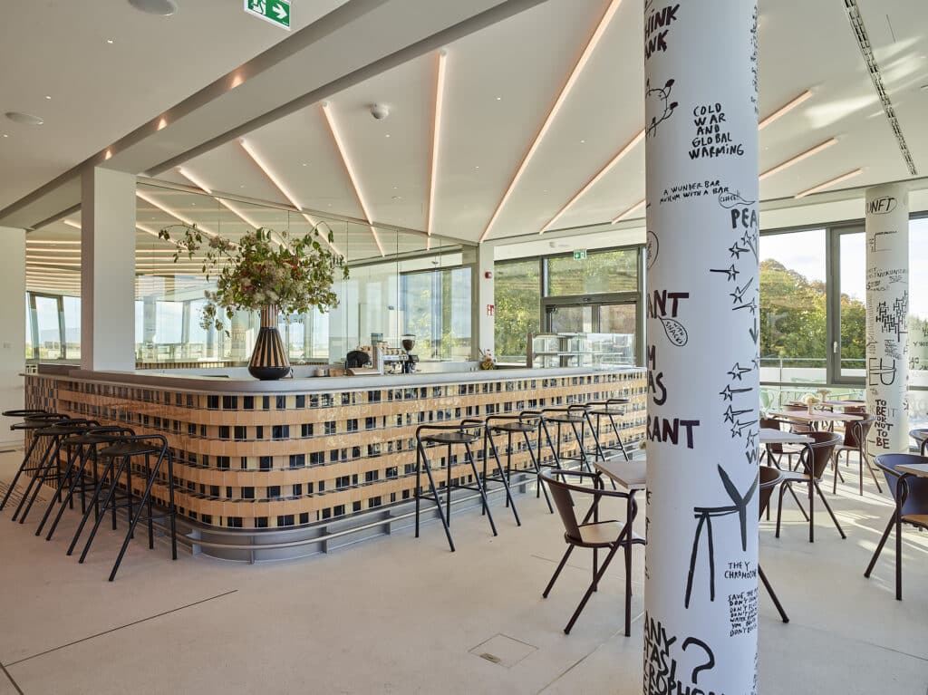 Das Minsk Kunsthaus in Potsdam, Cafébar Hedwig. © Das Minsk Kunsthaus in Potsdam, Foto: Ladislav Zajac