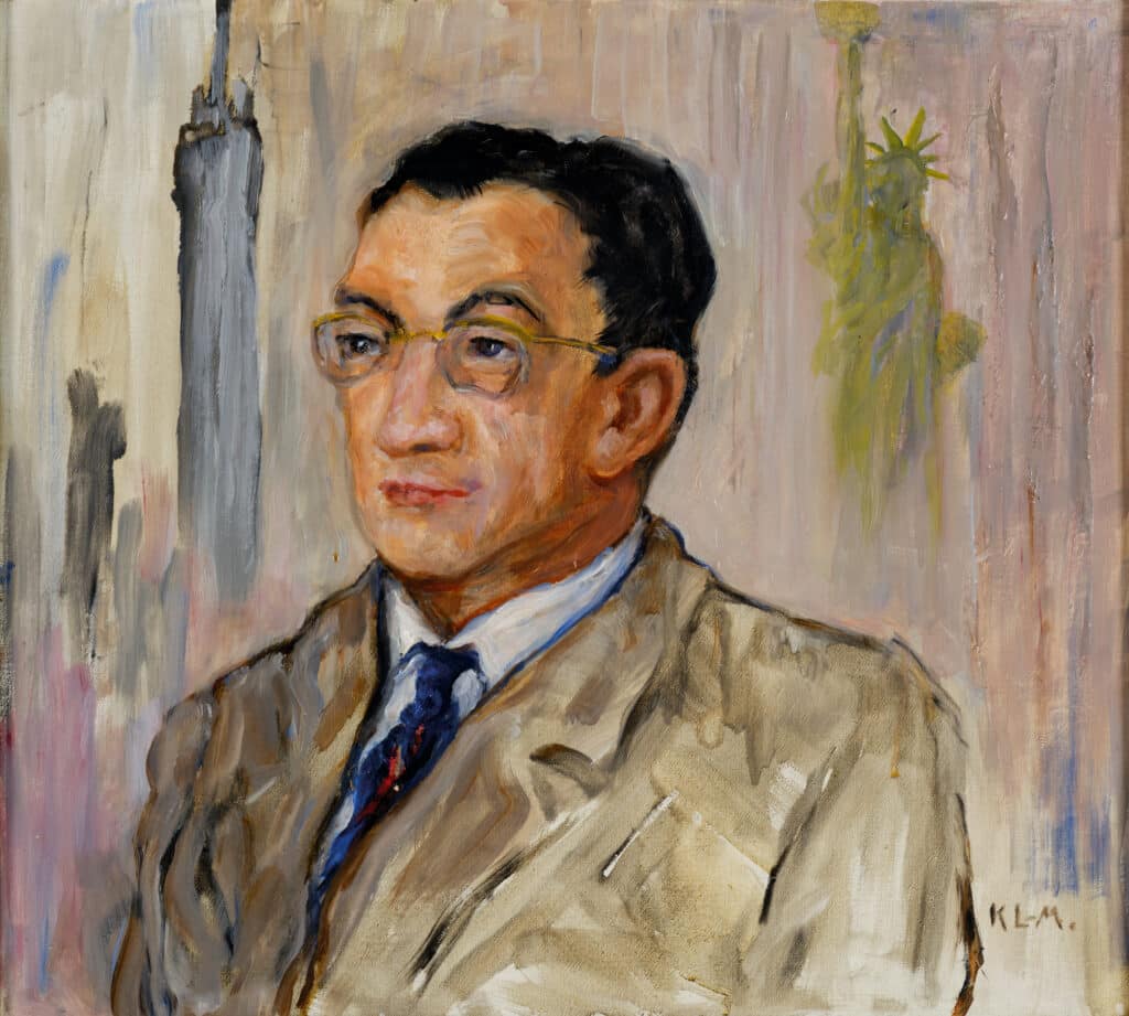 Porträt Hans Lamm, Unbekannt (KL-M.), um 1950, Foto: Eva Jünger, © Jüdisches Museum München