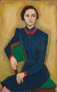 Karl Hofer, Portrait Elisabeth Hofer, 1943, Collection Erwin Hauser © Lentos Kunstmuseum Linz