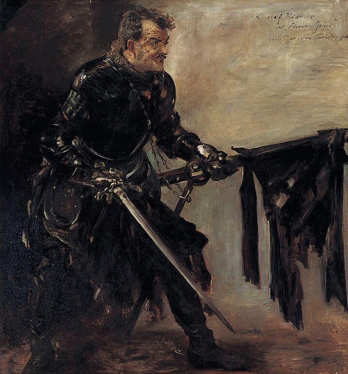 Lovis Corinth, Rudolf Rittner als Florian Geyer, 1906, Öl auf Leinwand © von der Heydt Museum Wuppertal, Foto: Medienzentrum Wuppertal
