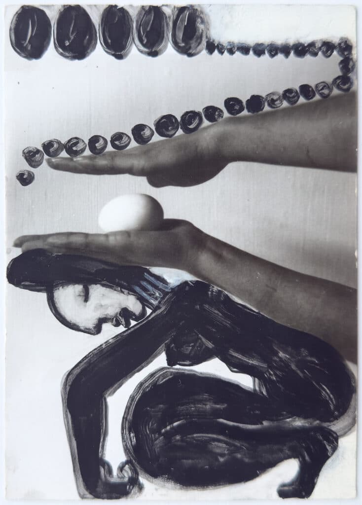 Gabriele Stötzer, Ei gezeichnet, 1982 © Gabriele Stötzer, VG Bild-Kunst, Bonn 2025, Courtesy LOOCK Galerie, Berlin