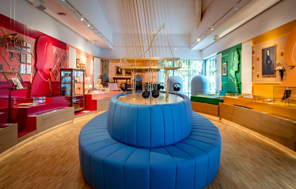 Der Liszt Salon im neuen Zubau im Liszt Zentrum Raiding © Andreas Hafenscher