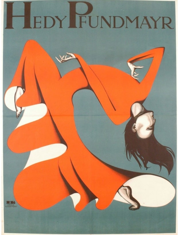 Erna Kniebert, Hedy Prundmayr, 1931, druck J. Weiner, Wien, Lithografie © MAK