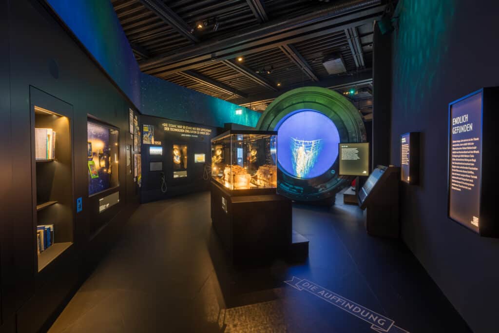 Blick in die Ausstellung „Titanic” © Axel Jusseit