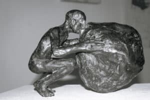 Titus Lerner, Sisyphos, Bronzeskulptur © schaefer, schlehwein 2025
