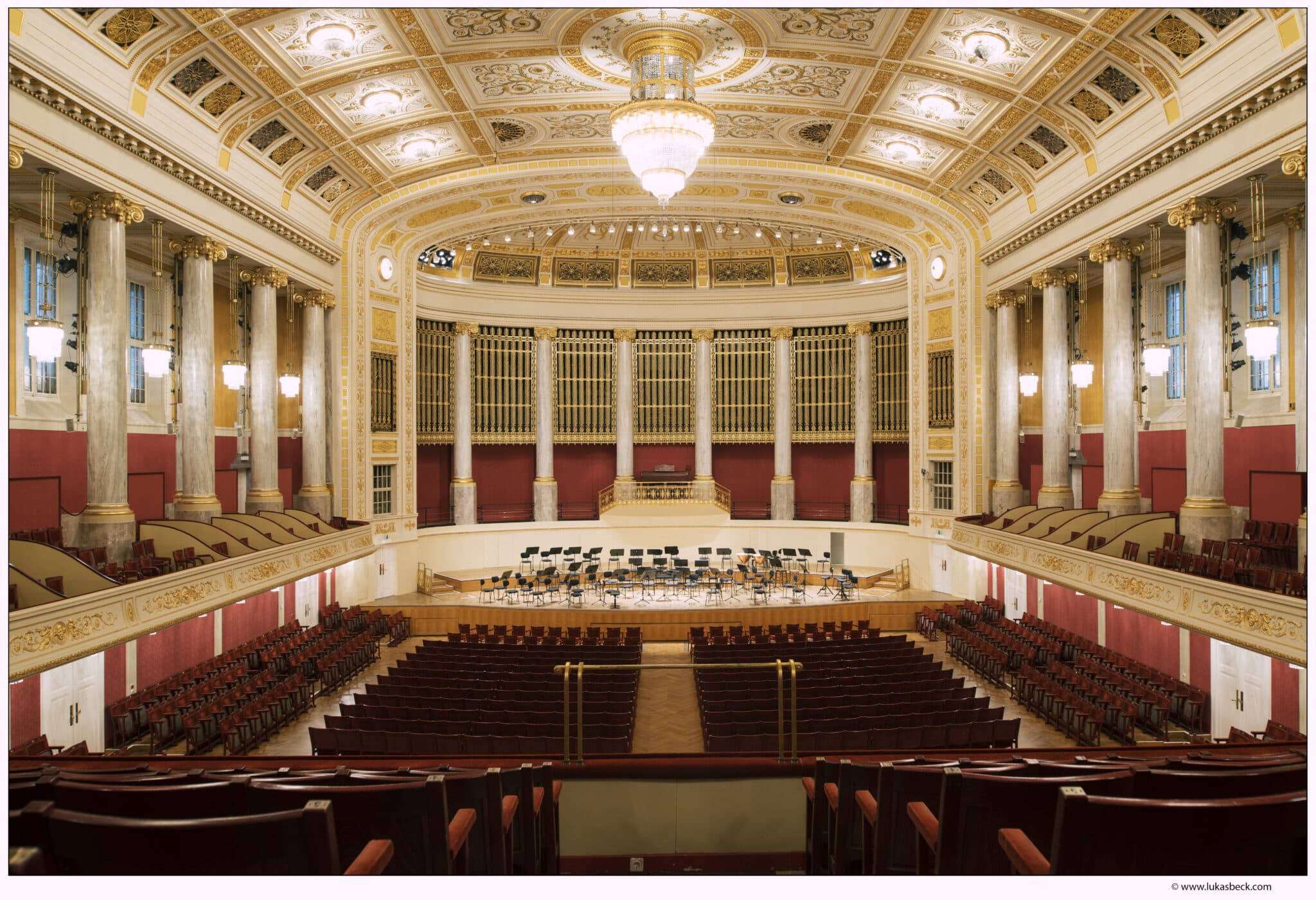 Der "Große Saal" des Wiener Konzerthaus © www.lukasbeck.com