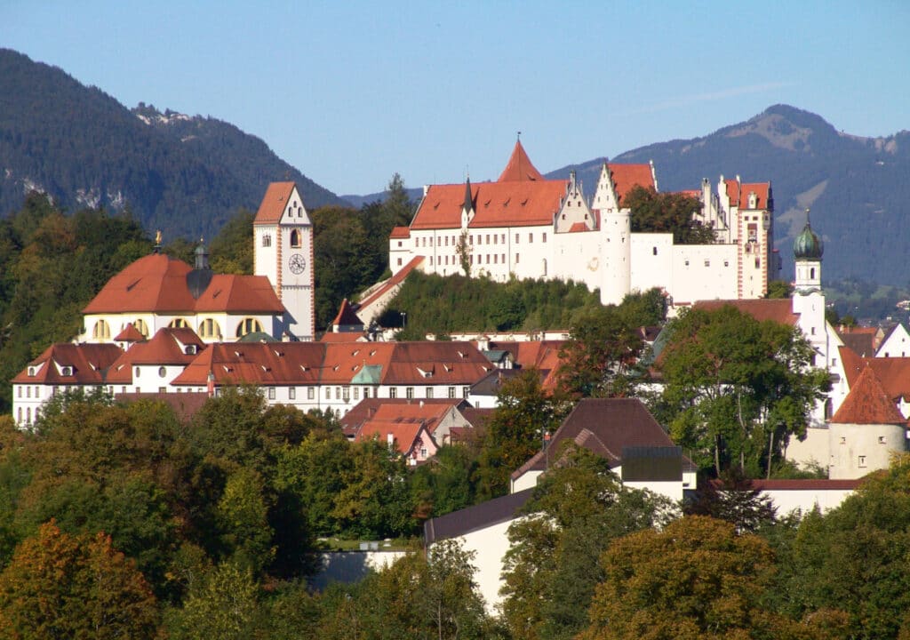 Füssen, Hohes Schloss & Kloster St. Mang, Foto ManfredSailer