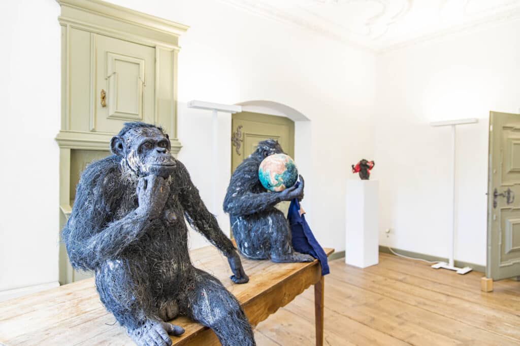 Ausstellungsansicht „Kunst & Liebe”, Irmela Maier und Bodo Kraft © Foto Leser