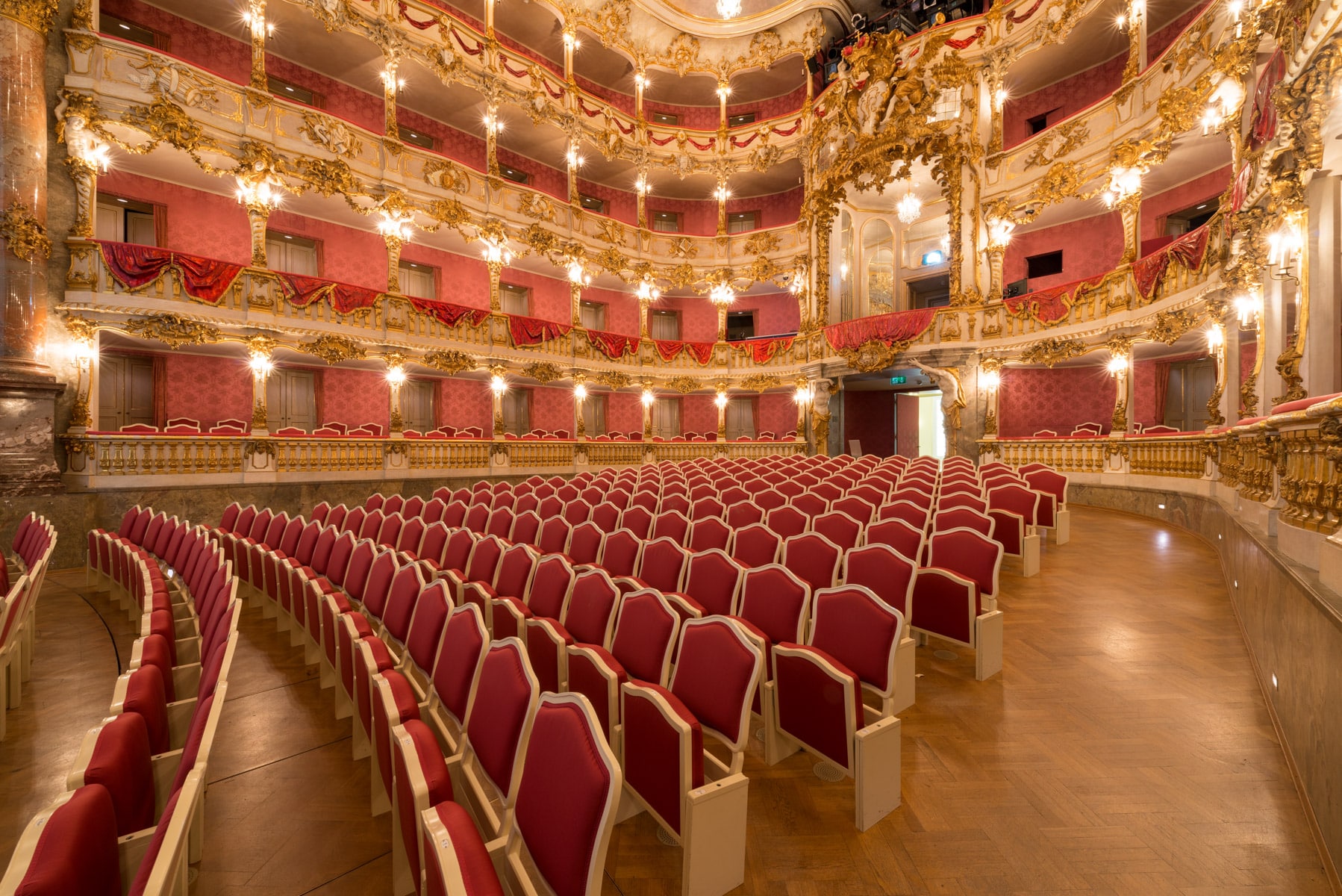 Blick in das Cuvilliés-Theater © Daniel Schvarcz