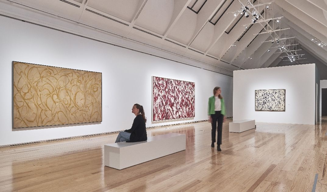 Ausstellungsansicht "Lee Krasner" © SCHIRN Kunsthalle Frankfurt, Foto: Esra Klein