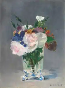 Edouard Manet (1832–1883)Blumen in einer Kristallvase, ca. 1882 © Washington, National Gallery of Art, Alisa Mellon Bruce Collection, Inv. Nr. 1970.17.37