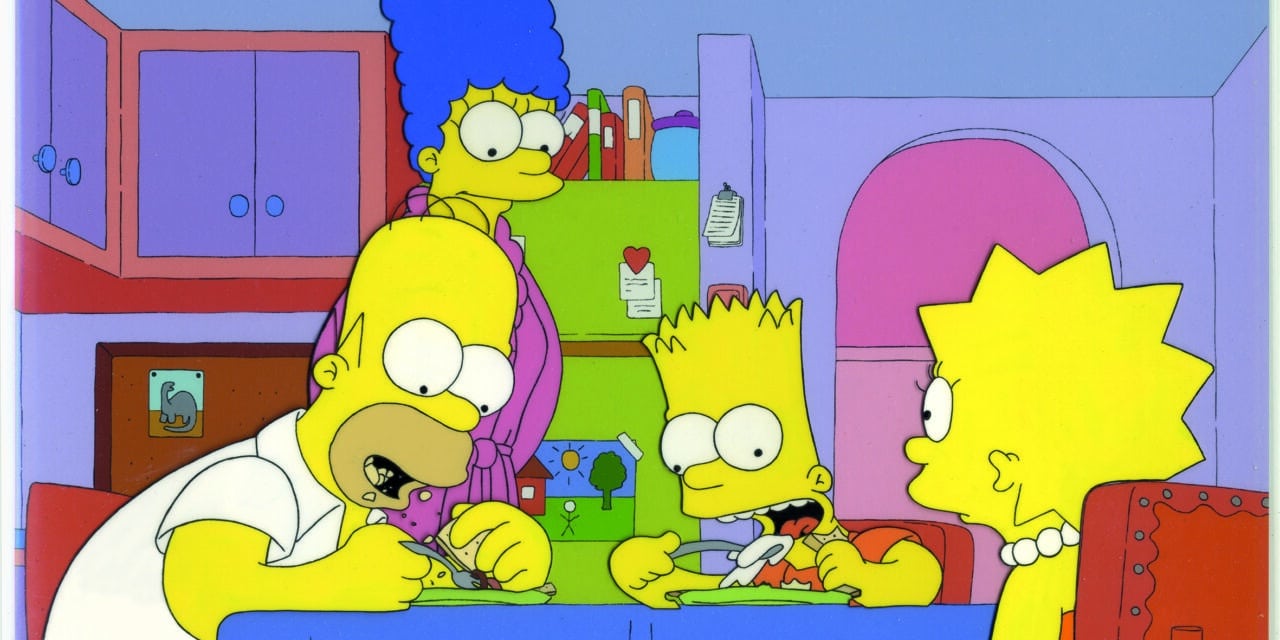 German Newspaper Museum: The Simpsons - it doesn't get any yellower than this
