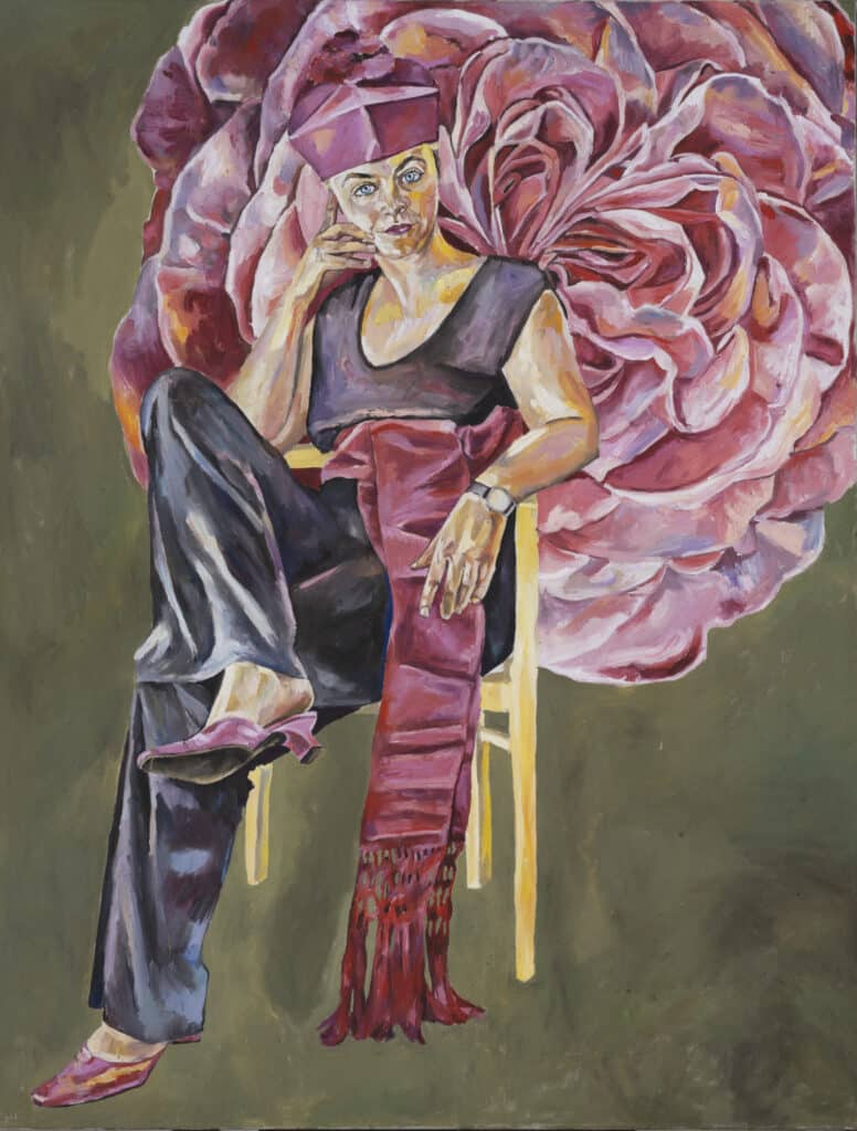 Helga Druml, Bischöfin, 2006, oil on canvas, Courtesy Kunstsammlung des Landes Kärnten/MMKK, Photo: F. Neumüller