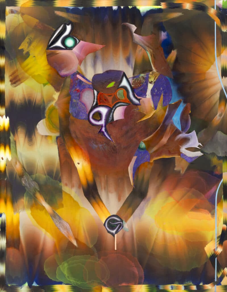 Kerstin Brätsch, MƎTA Serie, 2024, Courtesy Gladstone Gallery