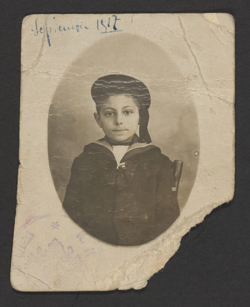 Manès Sperber as a child, in Zablotow, in today's Ukraine, 1912 © Austrian National Library