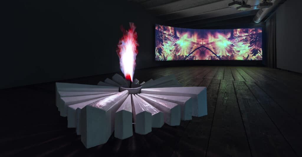 Ausstellungsansicht „JULIUS VON BISMARCK. Normale Katastrophe” © KunstHausWien / Photo: Sandro E.E. Zanzinger