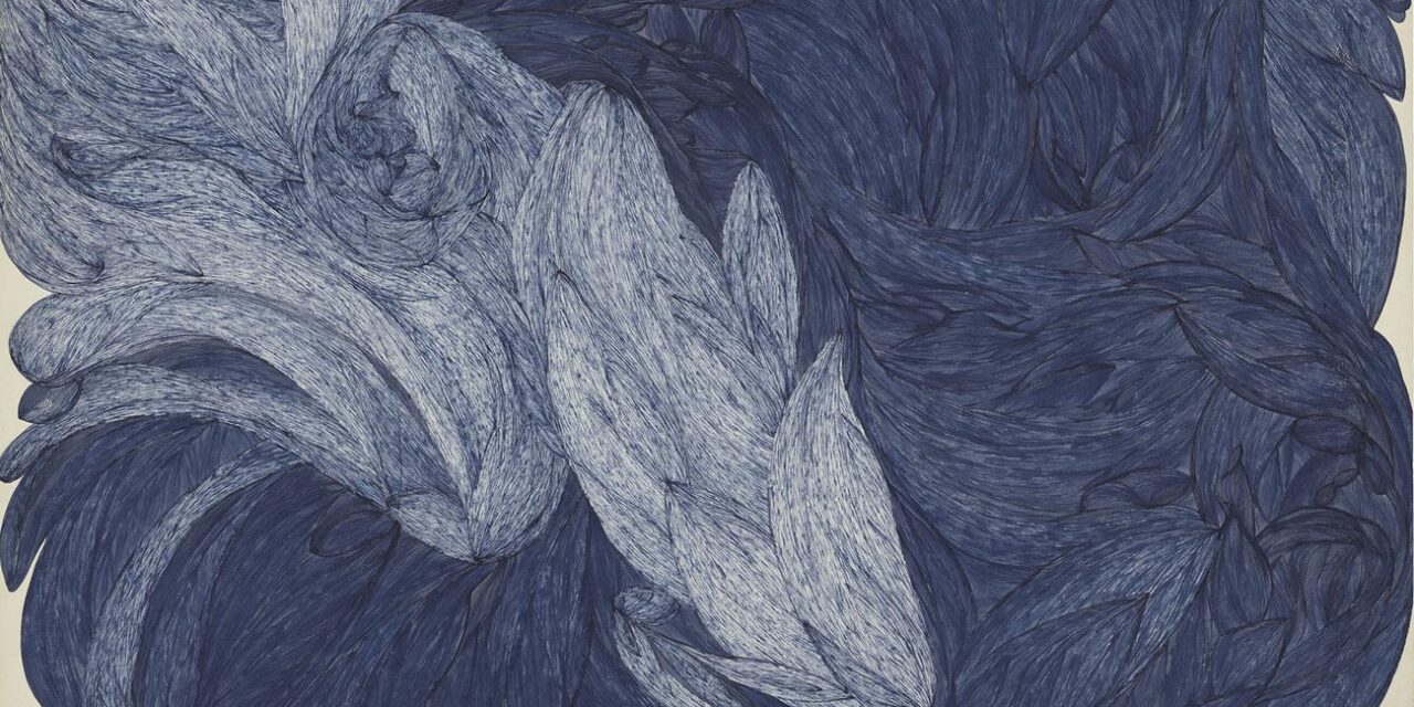 Collection de l'Art Brut in Lausanne: Laure Pigeon - Infiniment Bleu