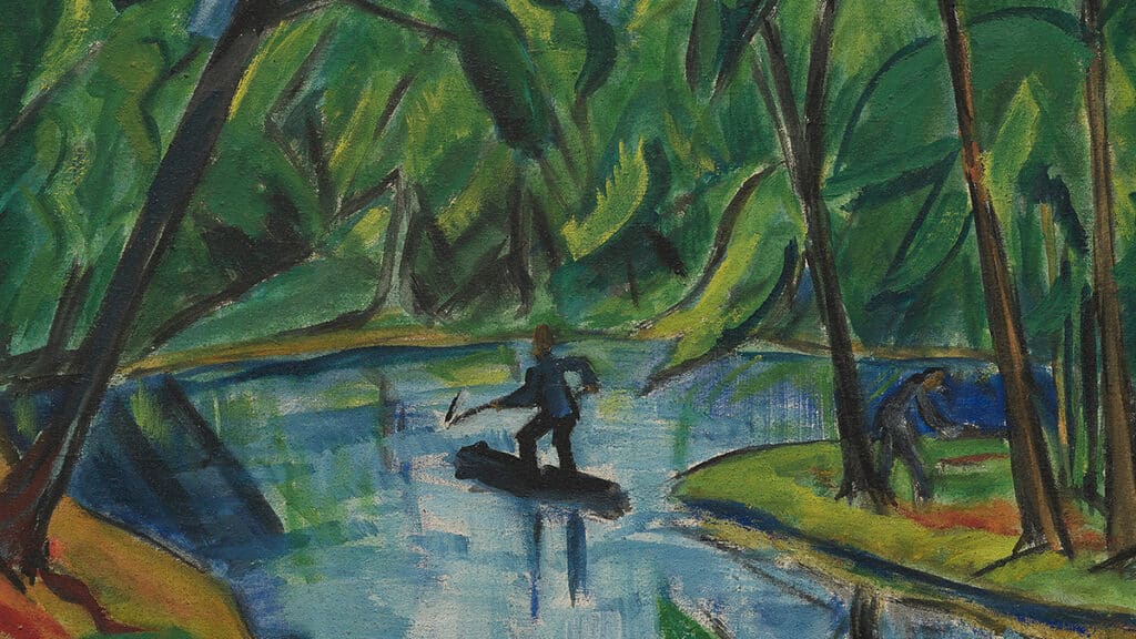 Erich Heckel, Parksee, 1914, Franz Marc Museum, Kochel a. See on permanent loan from a private collection, photo: © Collecto.art