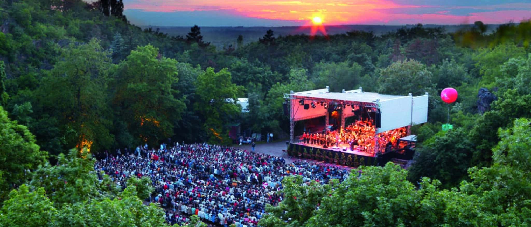 Galgenbergschlucht, Location des Abschlusskonzerts der Hädel Festspiele Halle © Foto: Thomas Ziegler