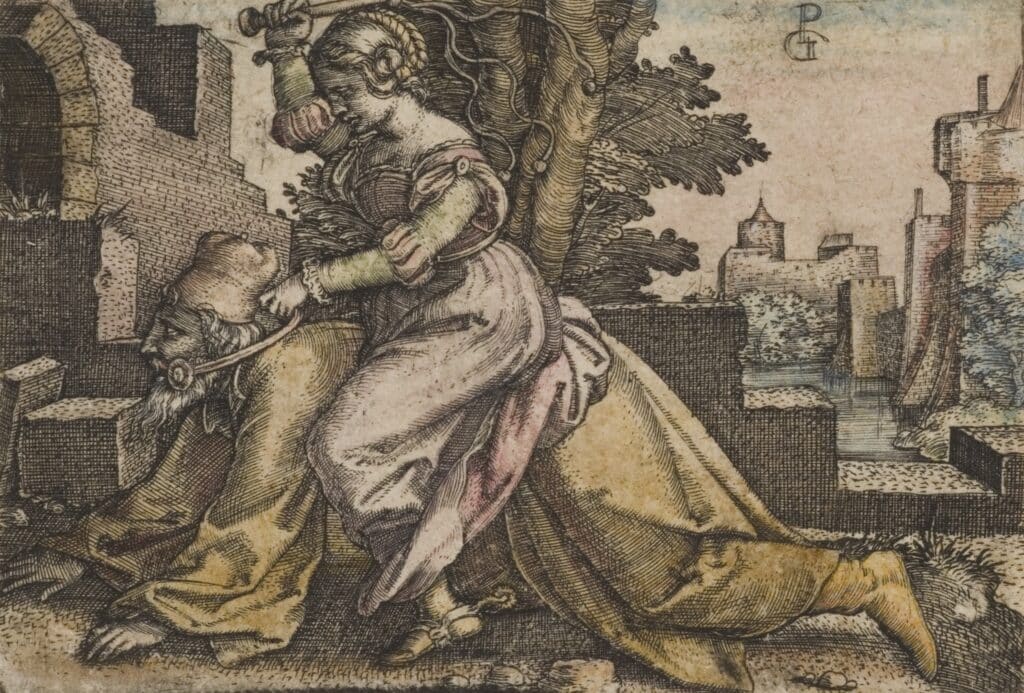 Georg Pencz, Aristoteles und Phyllis, um 1545, Herzog Anton Ulrich-Museum, Ann-Katrin Senff